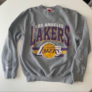 Lakers Mitchell & Ness Crewneck Sweatshirt size M